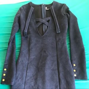 Navy Blue Form fitting dress